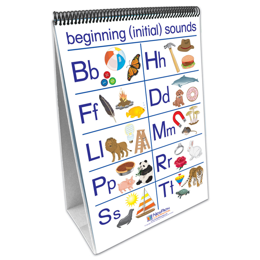 NewPath Learning Early Childhood ELA Readiness Flip Chart - Phonemic Awareness