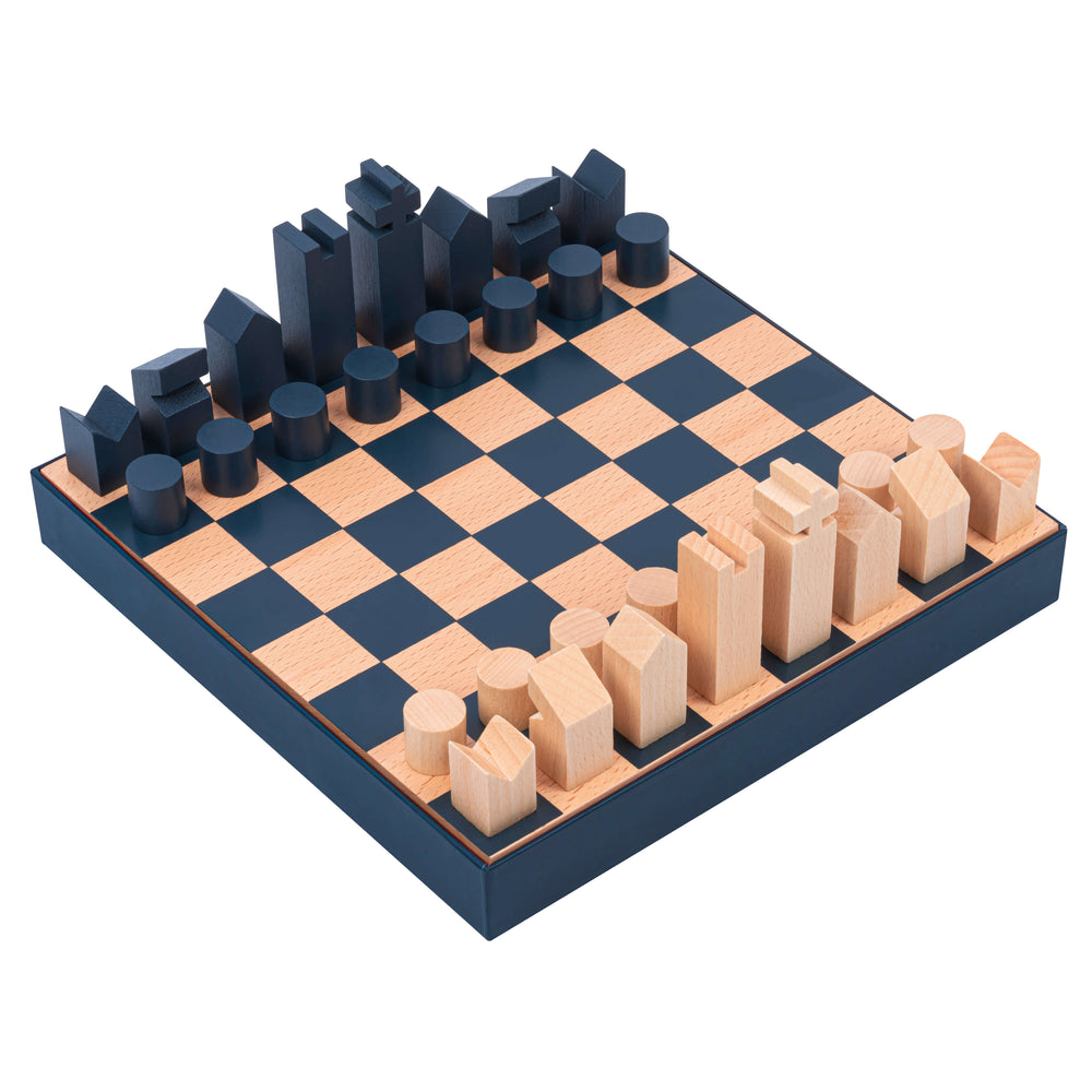 Regal Games Deluxe Wooden Chess Set with Inlaid Walnut Board