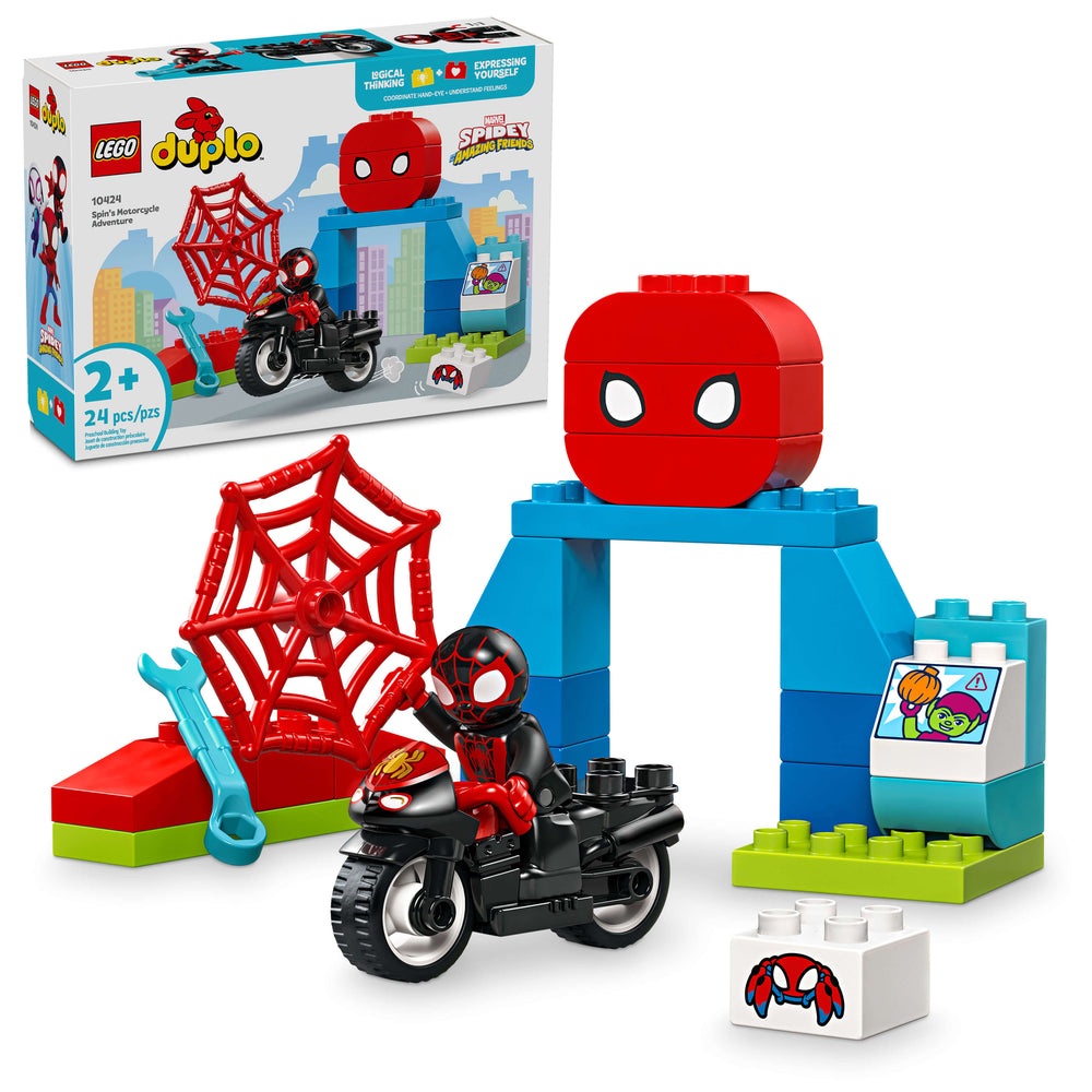 LEGO DUPLO Marvel Spin’s Motorcycle Adventure Set 10424