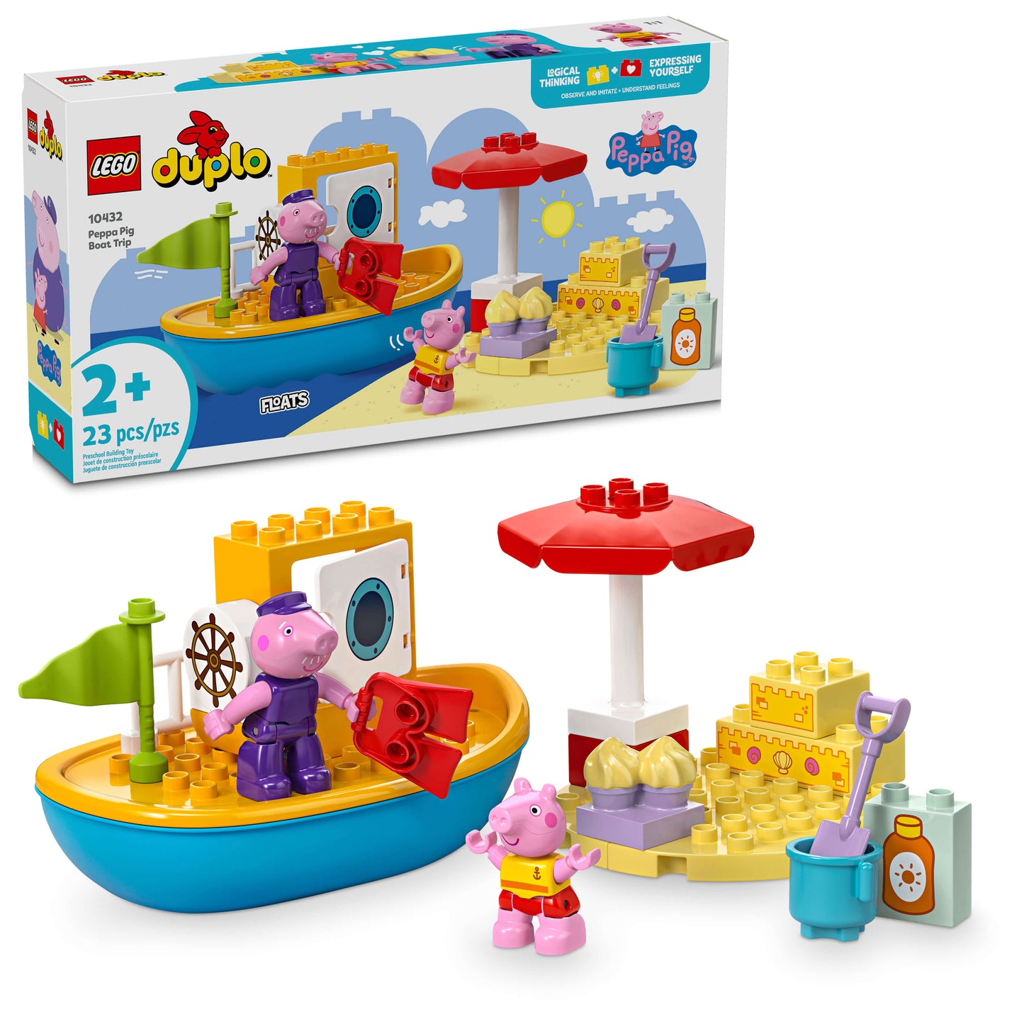 LEGO DUPLO Peppa Pig Boat Trip Playset 10432