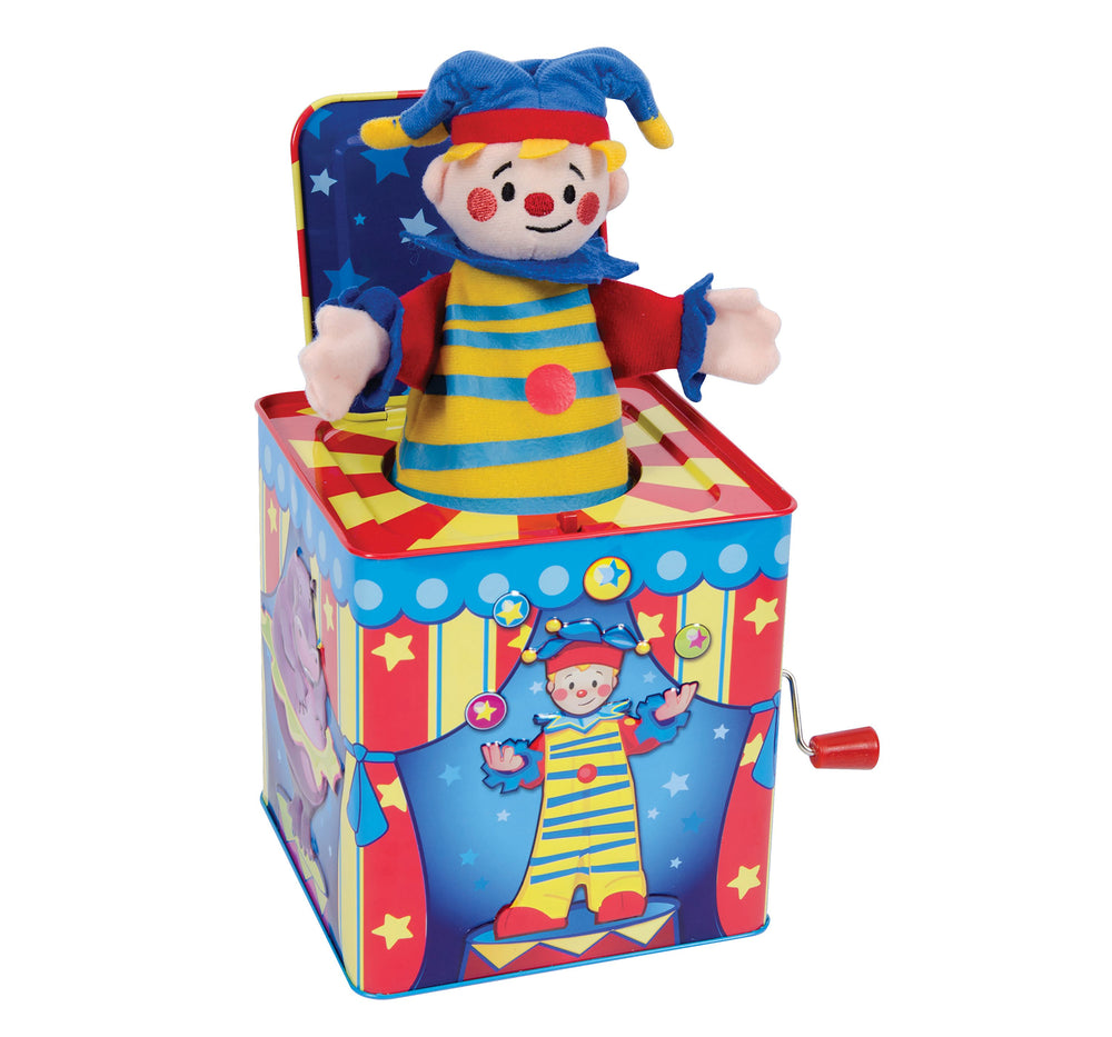 Schylling Silly Circus Jack-In-The-Box ‚Äì Colorful Clown Surprise