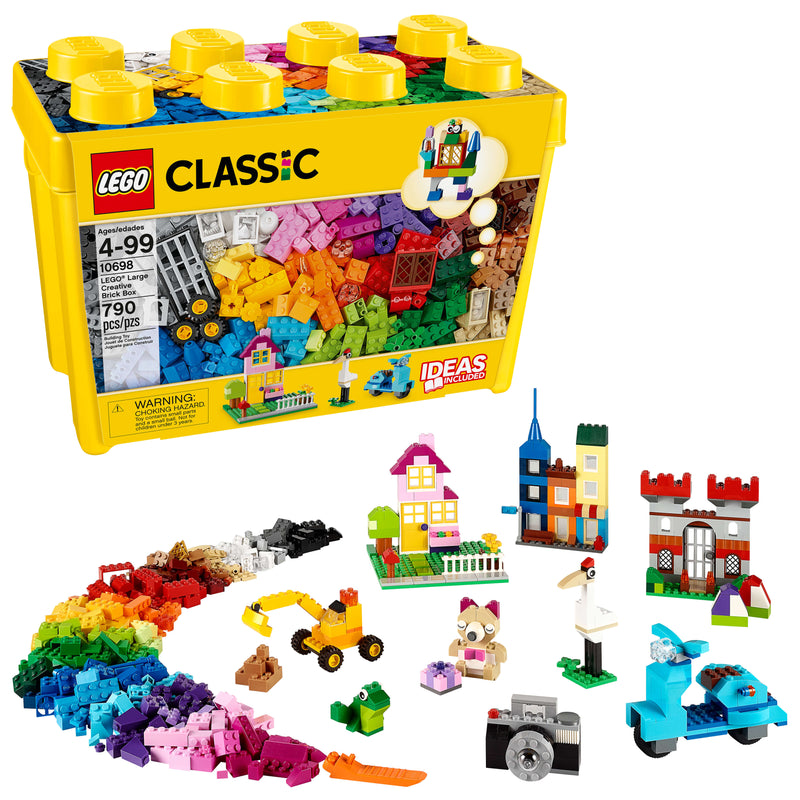 LEGO Classic 790-Piece Creative Brick Box Building Kit - 10698