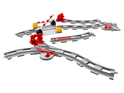 LEGO DUPLO Train Tracks 10882 Building Blocks - 23 Piece Expansion Set