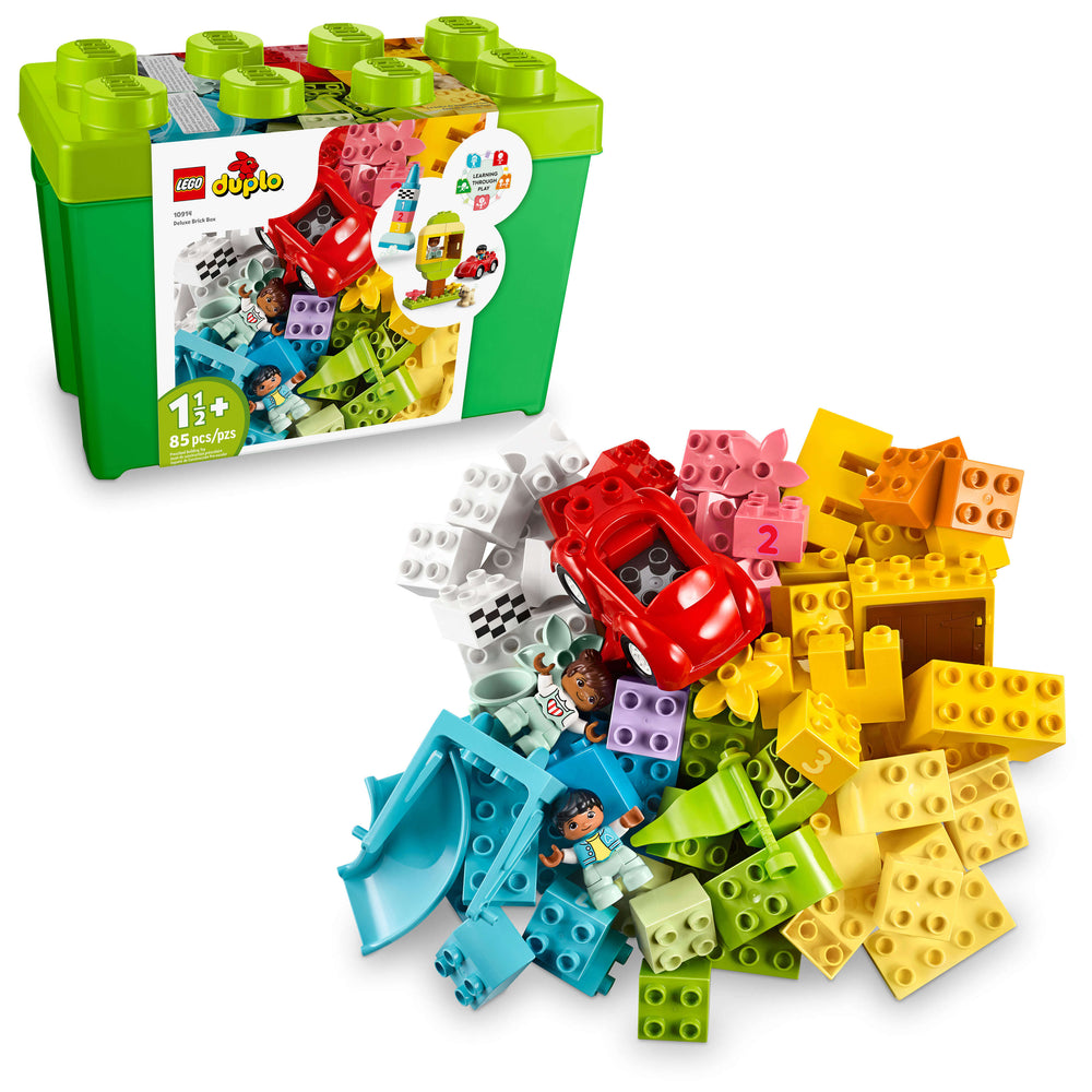 LEGO DUPLO Classic Deluxe Brick Box 10914 - 85 Piece Building Toy