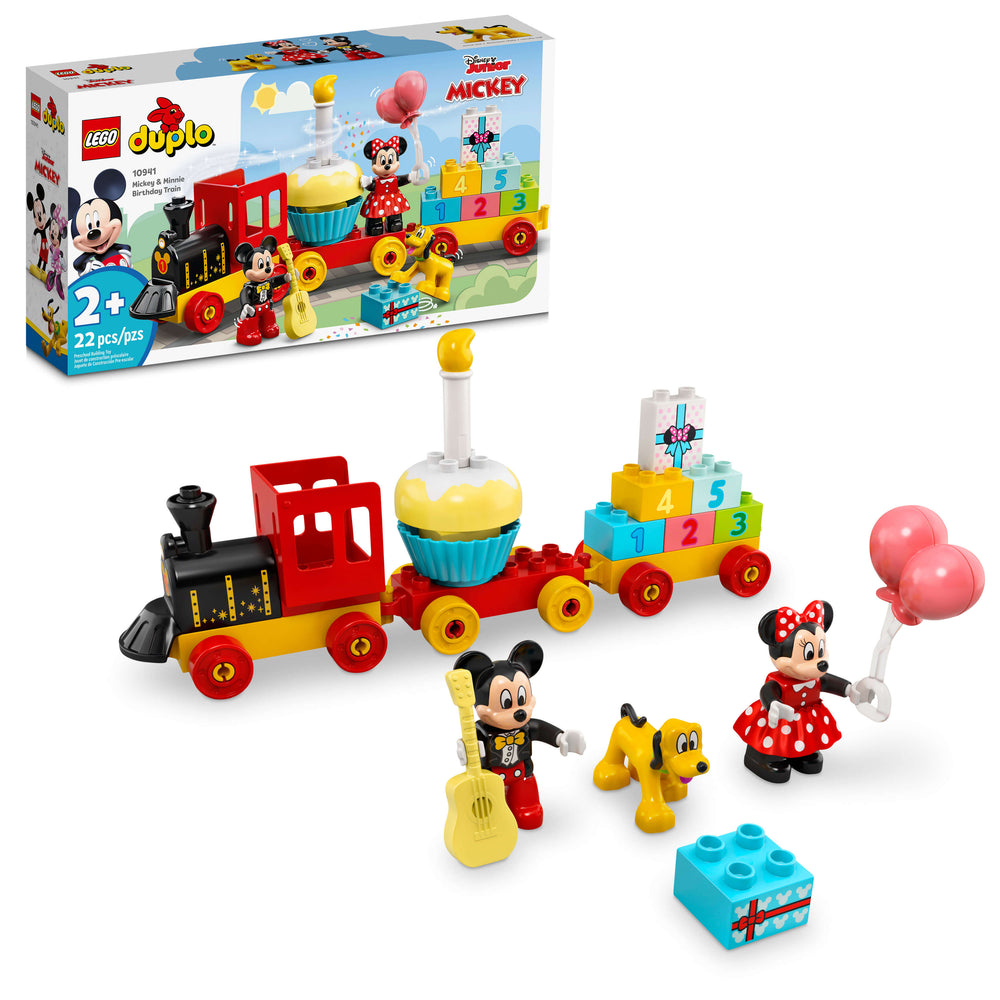 LEGO DUPLO Disney Mickey & Minnie Birthday Train 10941 - 22 Piece Set