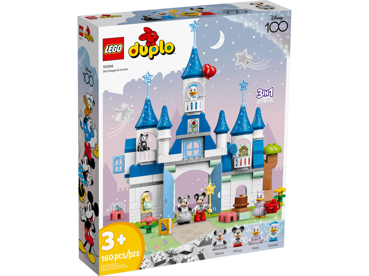 LEGO DUPLO Disney 3in1 Magic Castle 10998 Interactive Building Set (160 Pieces)