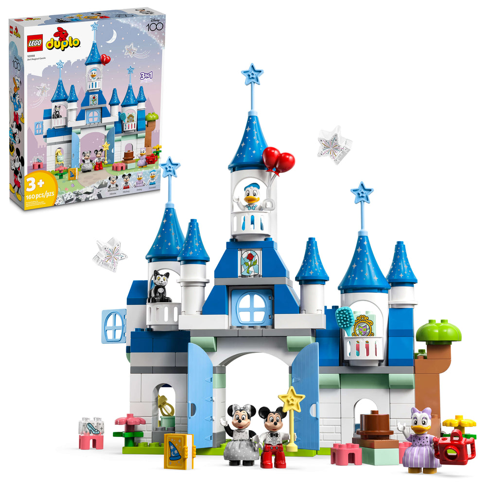 LEGO DUPLO Disney 3in1 Magic Castle 10998 Interactive Building Set (160 Pieces)