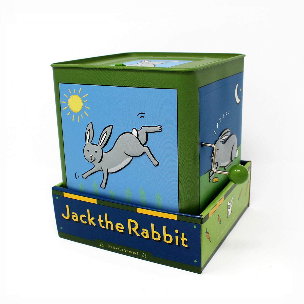 Classic Bunny Jack-in-the-Box - Musical Tin Toy with Pop-Up Bunny