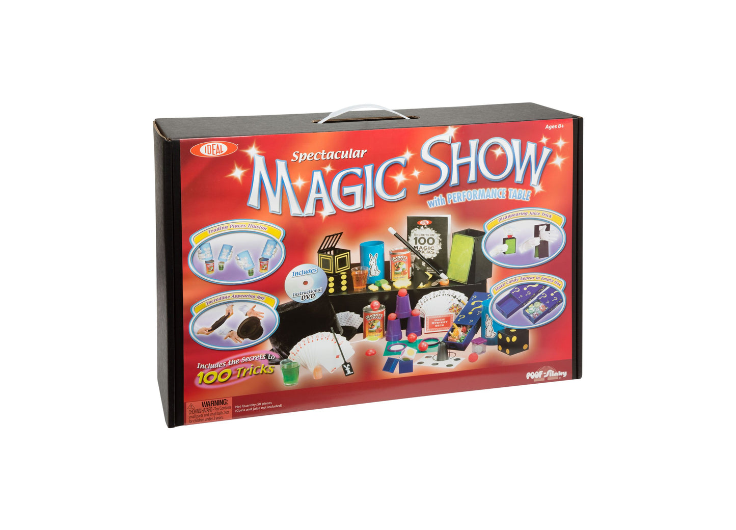 Ideal Magic Spectacular Magic Suitcase 100-Trick Set