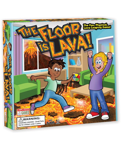 The Floor is Lava! Interactive Foam Stone Jumping Game