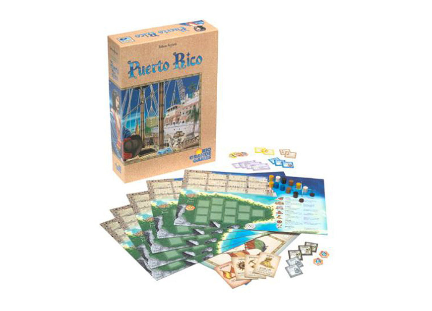 Puerto Rico Strategy Board Game by Rio Grande