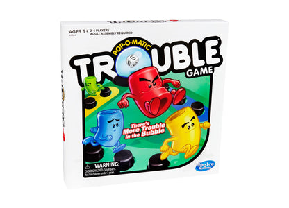 Hasbro Trouble Game with Pop-O-Matic Bubble and Power Up Spaces