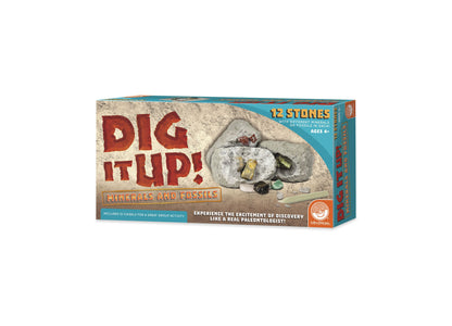 MindWare Dig It Up! Minerals and Fossils Excavation Kit