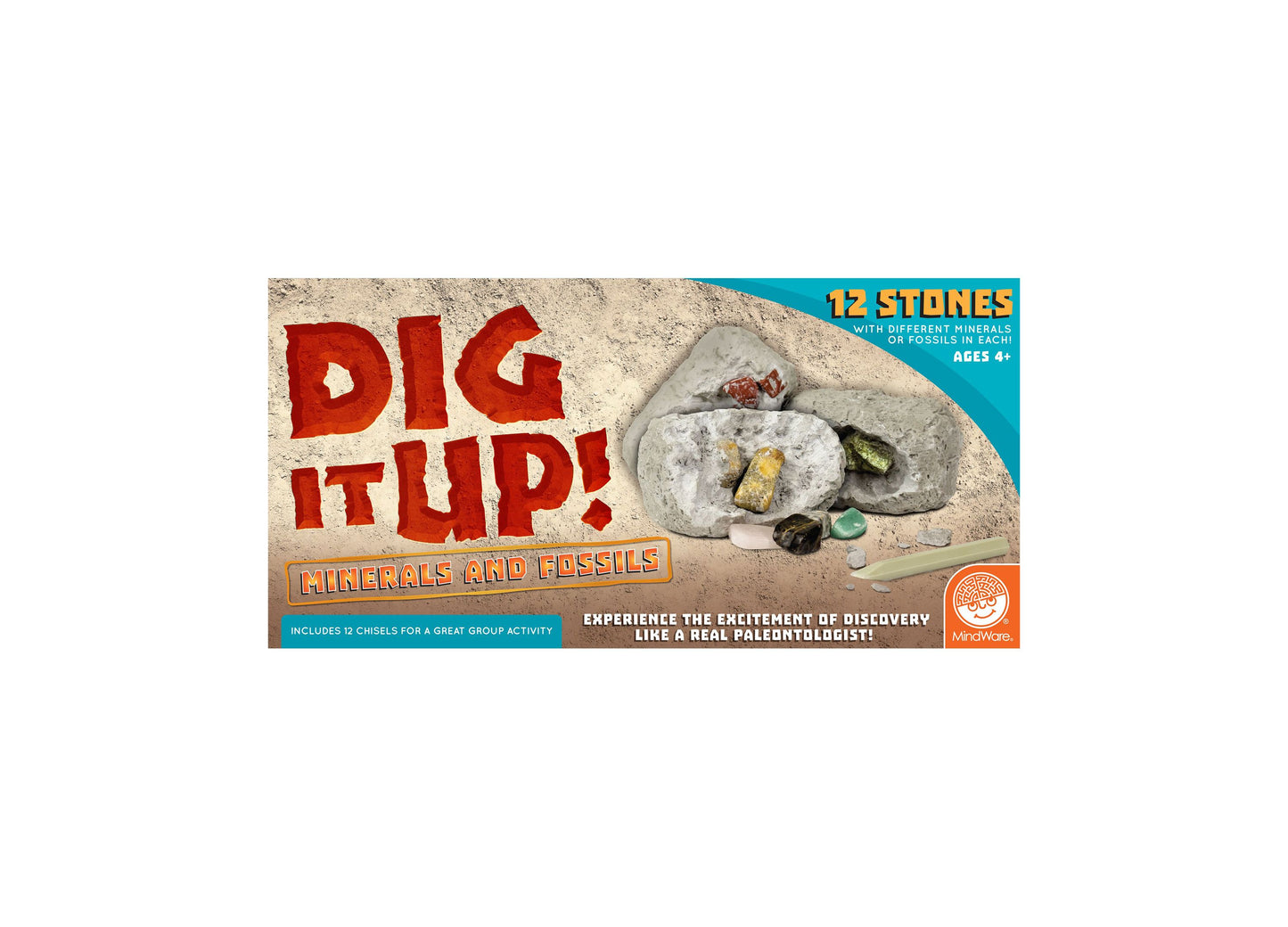 MindWare Dig It Up! Minerals and Fossils Excavation Kit