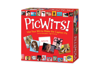 PicWits! Photo Caption Matching Party Game