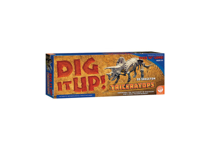 MindWare Dig It Up! Triceratops Dinosaur Model Excavation Kit