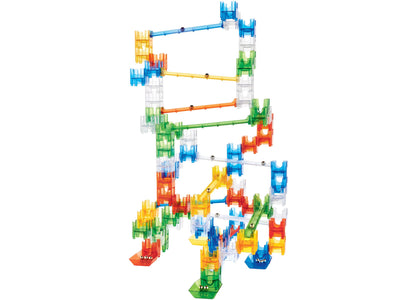 MindWare Q-BA-MAZE 2.0 Rails Builder Set - Interactive Marble Maze Construction Kit