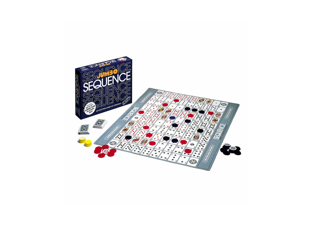 Jumbo Sequence Game - Family Strategy Board Game