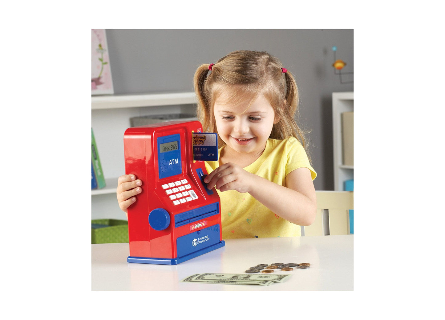 Learning Resources Pretend & Play Teaching ATM Bank - Interactive Educational Toy