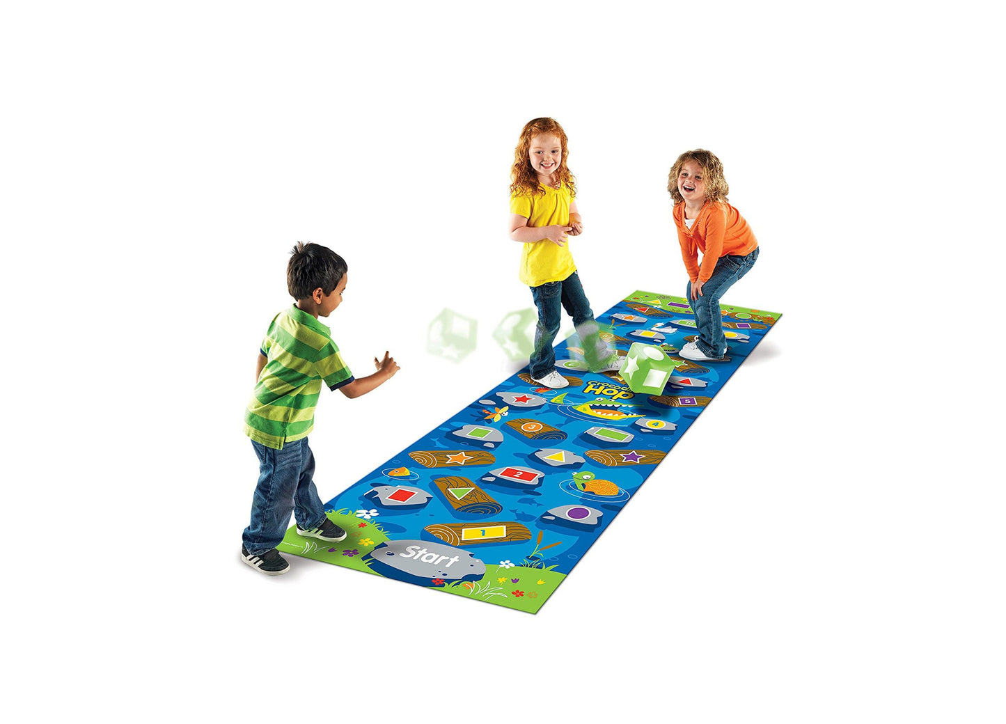 Learning Resources Crocodile Hop Floor Game - Interactive Learning Mat