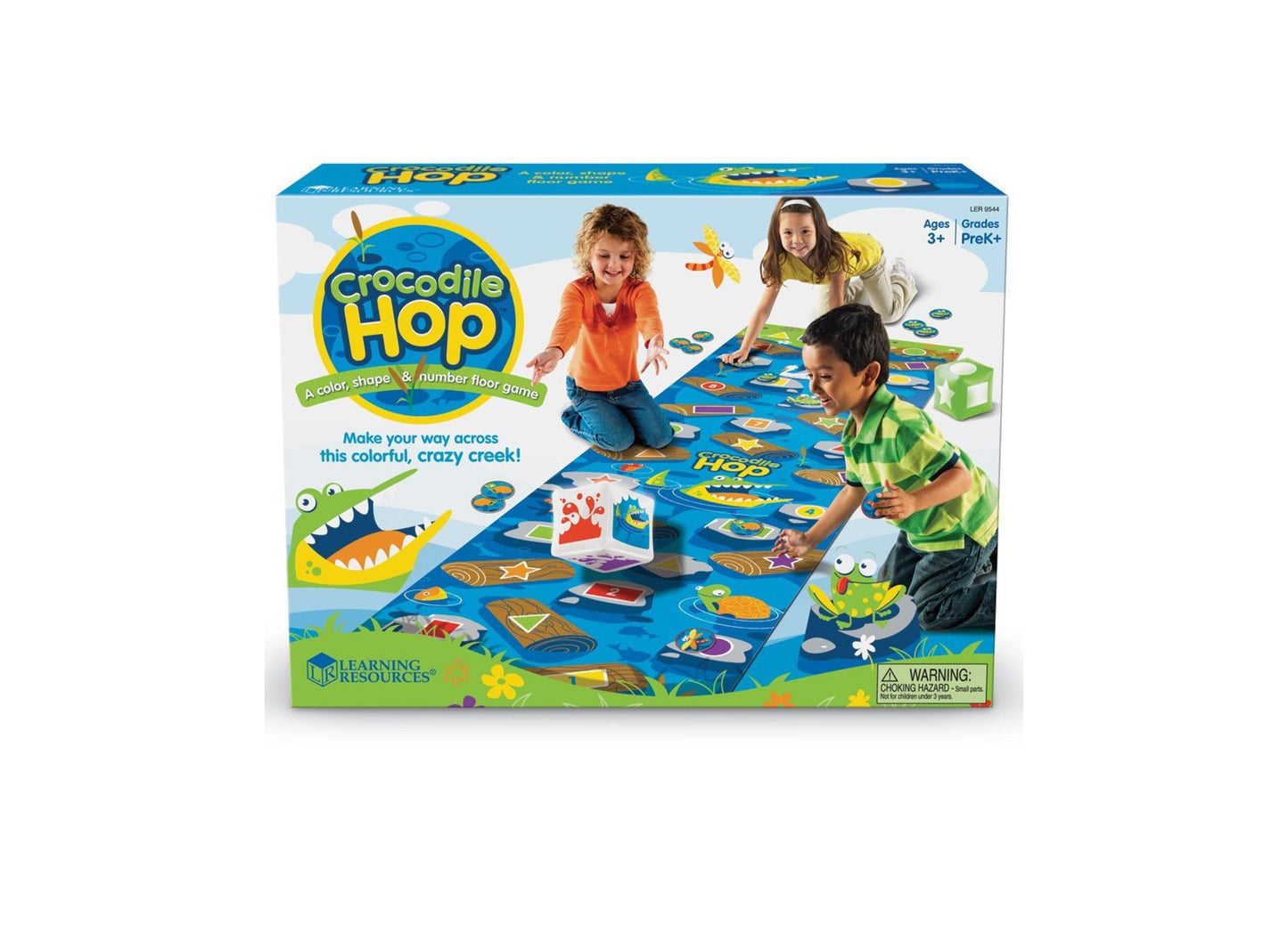 Learning Resources Crocodile Hop Floor Game - Interactive Learning Mat