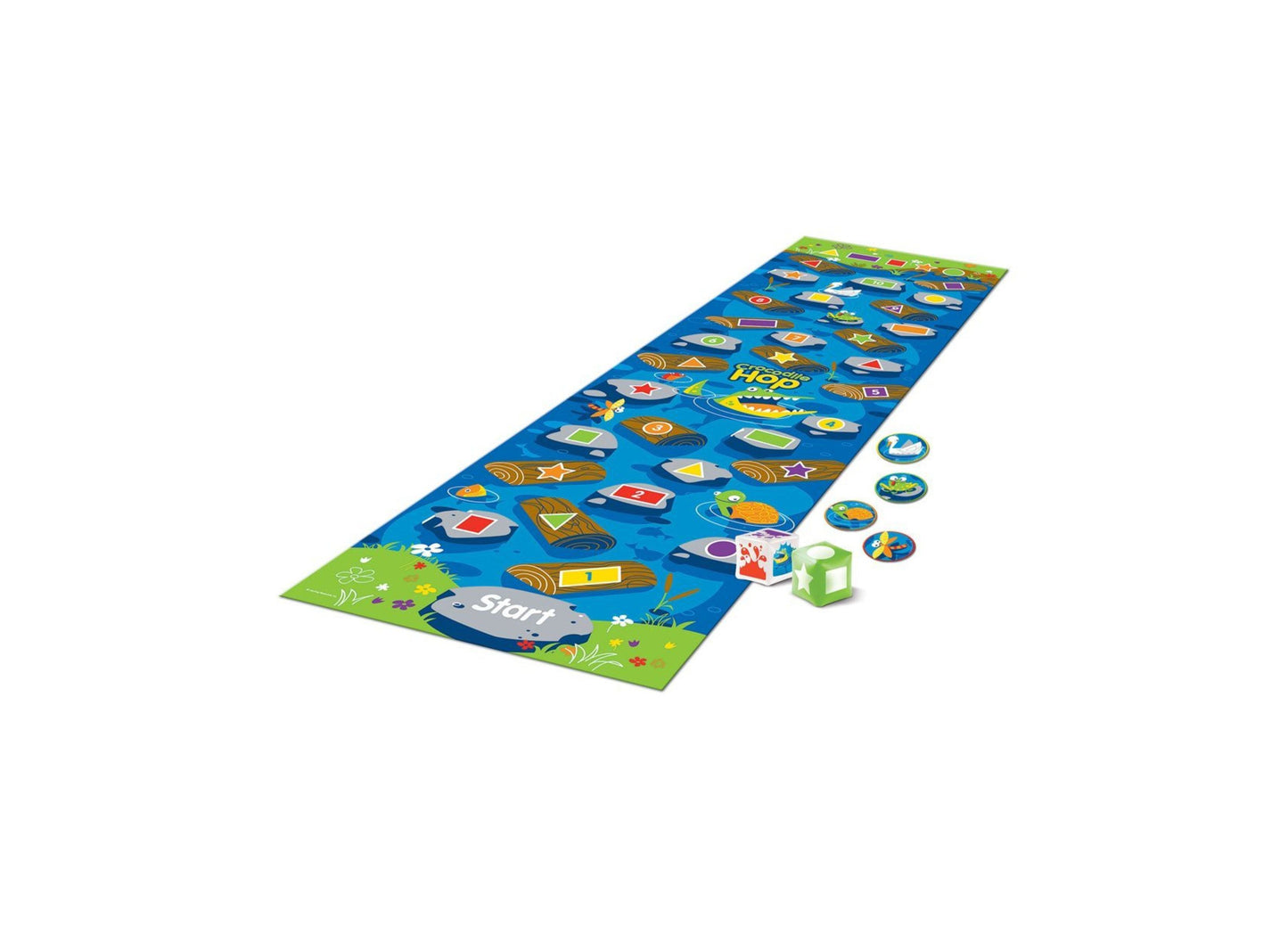 Learning Resources Crocodile Hop Floor Game - Interactive Learning Mat