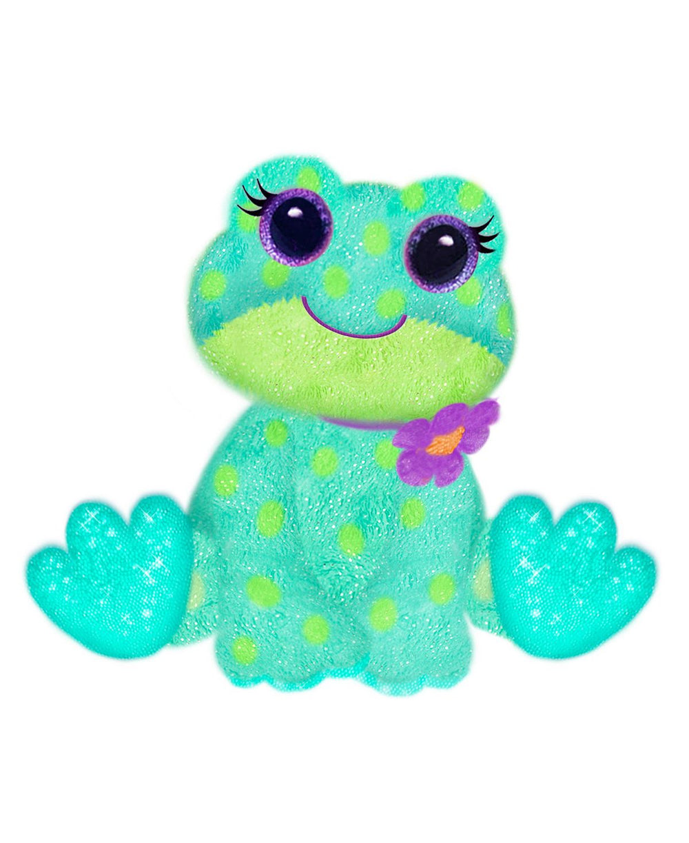 First and Main FantaZOO 10 Inch Plush Felicia Frog - Sparkle Accents