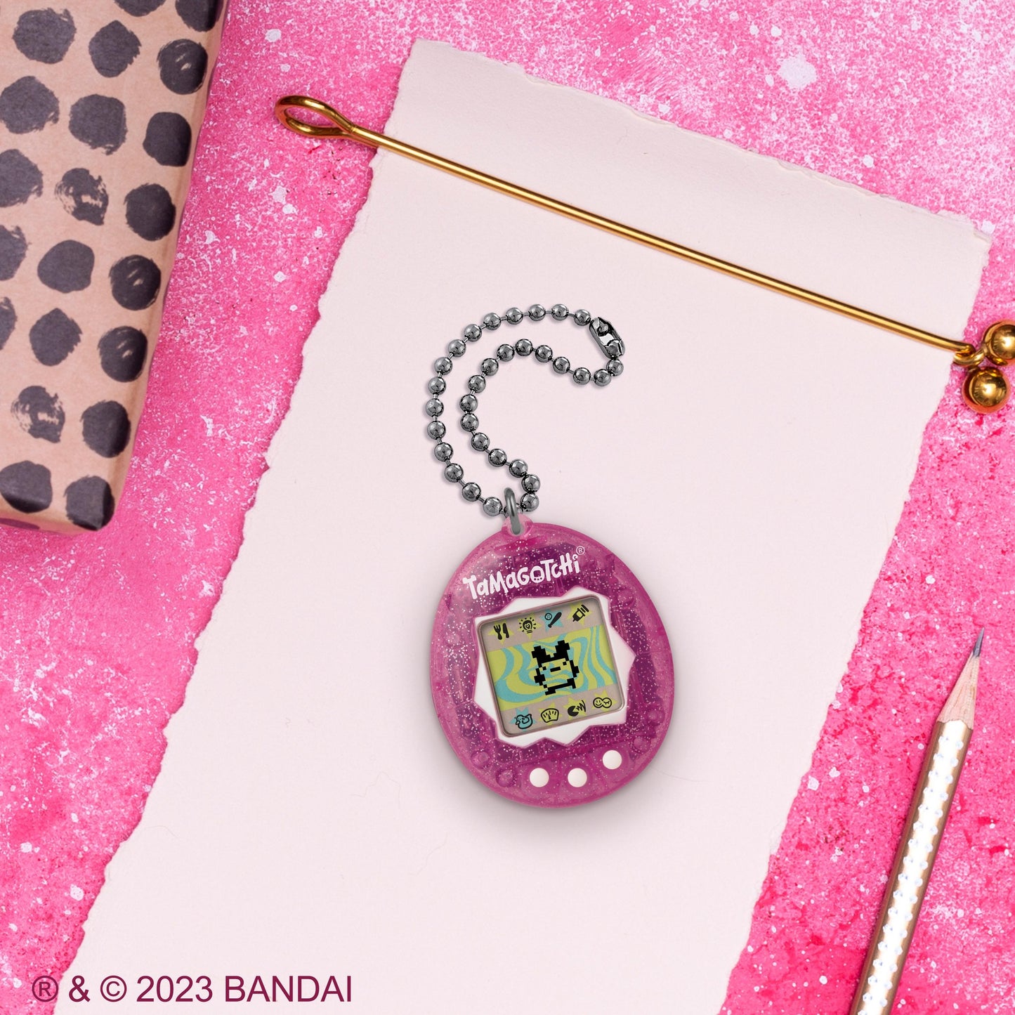 Tamagotchi Original Gen2 Pink Glitter - Interactive Digital Pet