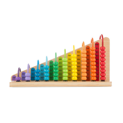 Melissa & Doug Educational Add & Subtract Abacus - Colorful Learning Toy