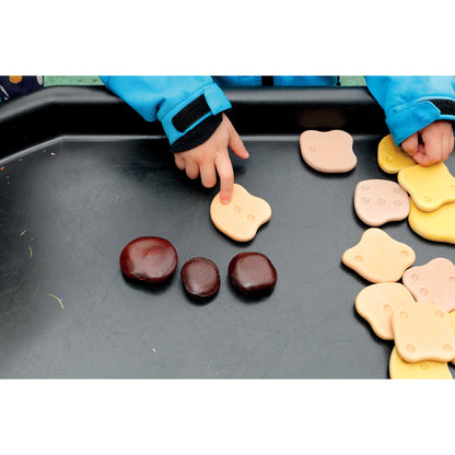 Yellow Door Tactile Array Stones - Sensory Counting Toy - Multicolor