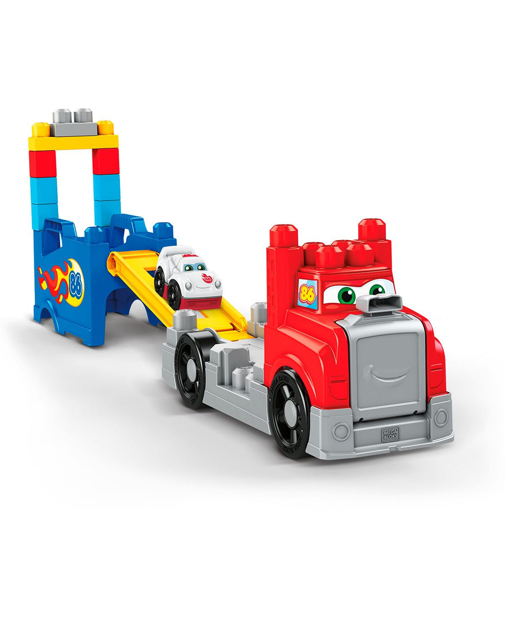 Mega Bloks Build & Race Rig with Sound Effects and Storage