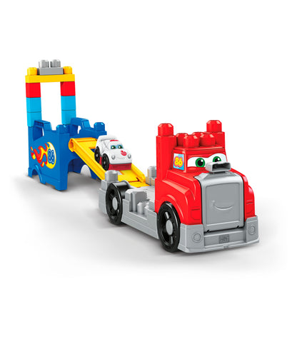 Mega Bloks Build & Race Rig with Sound Effects and Storage