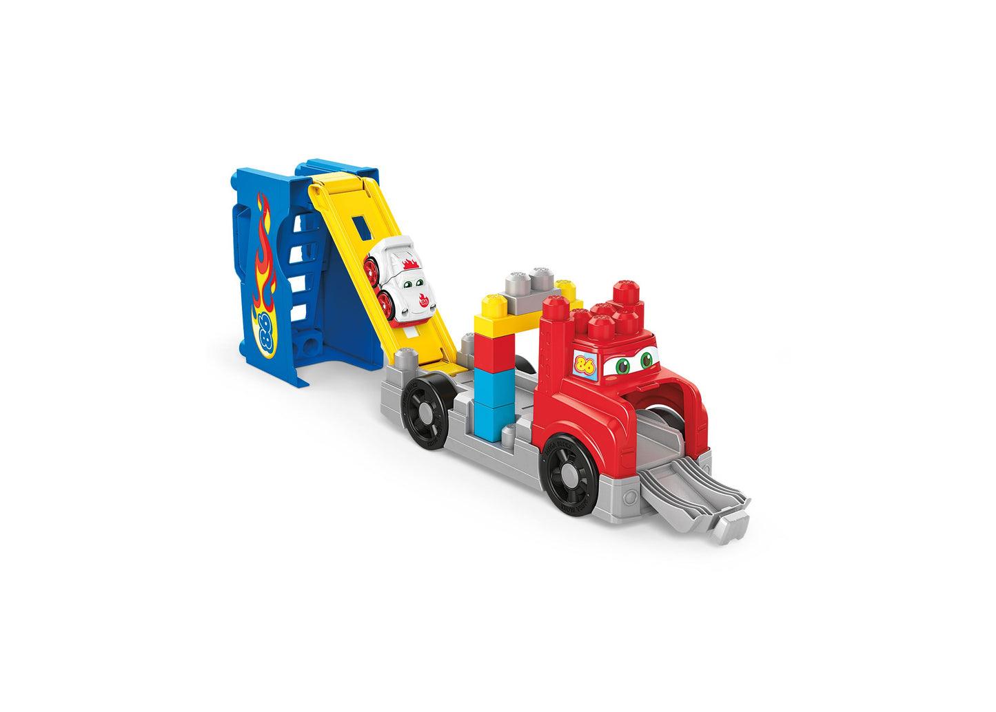 Mega Bloks Build & Race Rig with Sound Effects and Storage