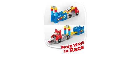 Mega Bloks Build & Race Rig with Sound Effects and Storage