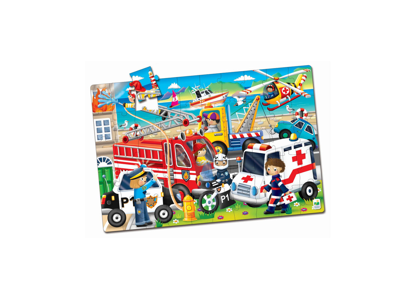 Jumbo Floor Puzzle - Emergency Rescue: 50 pcs