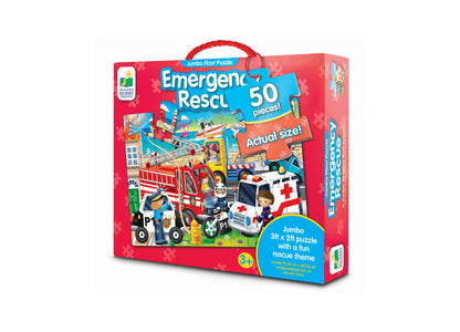 Jumbo Floor Puzzle - Emergency Rescue: 50 pcs