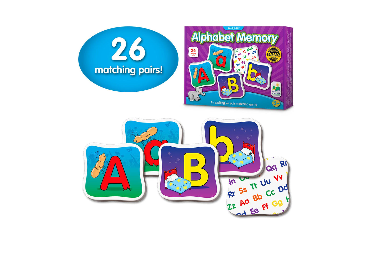 Match It! Alphabet Memory - Vibrant Learning Game