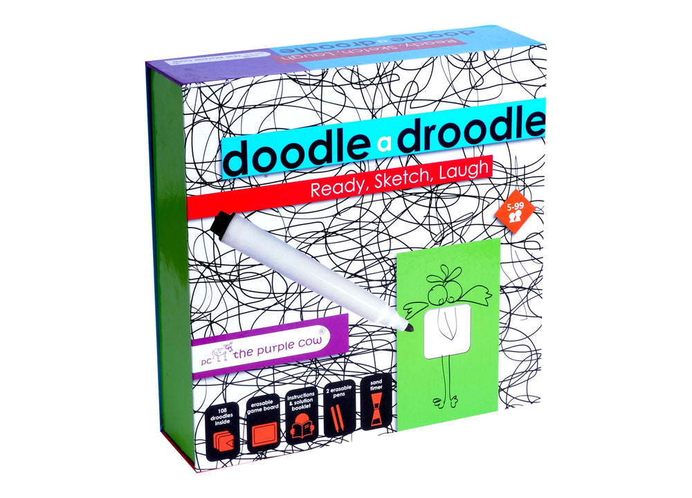 Doodle a Droodle Award-Winning Drawing Game by The Purple Cow