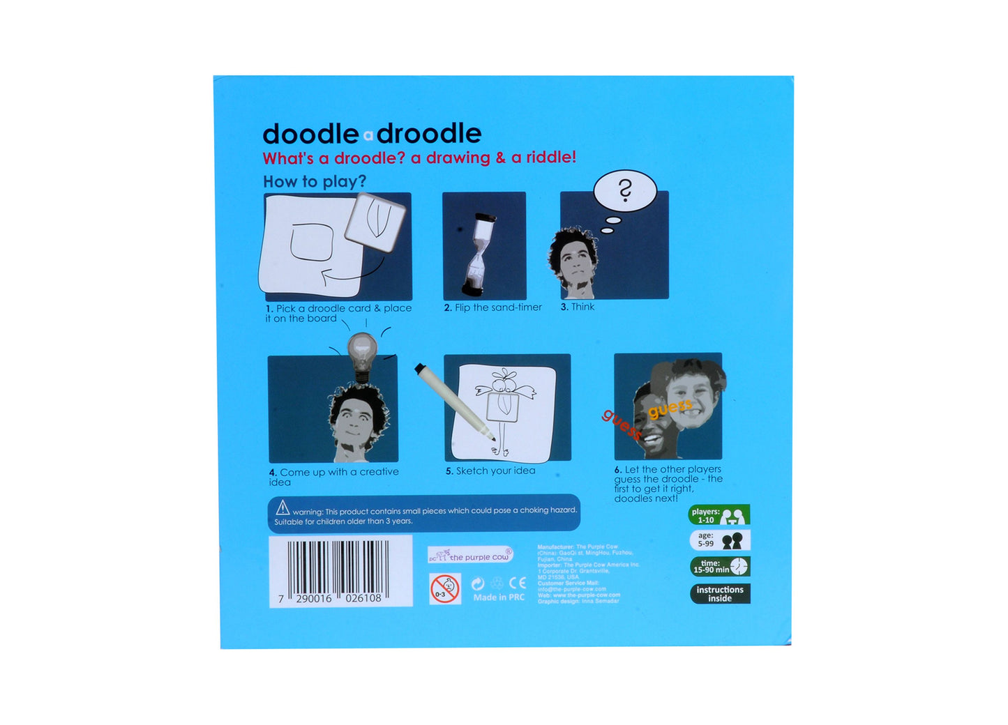 Doodle a Droodle Award-Winning Drawing Game by The Purple Cow