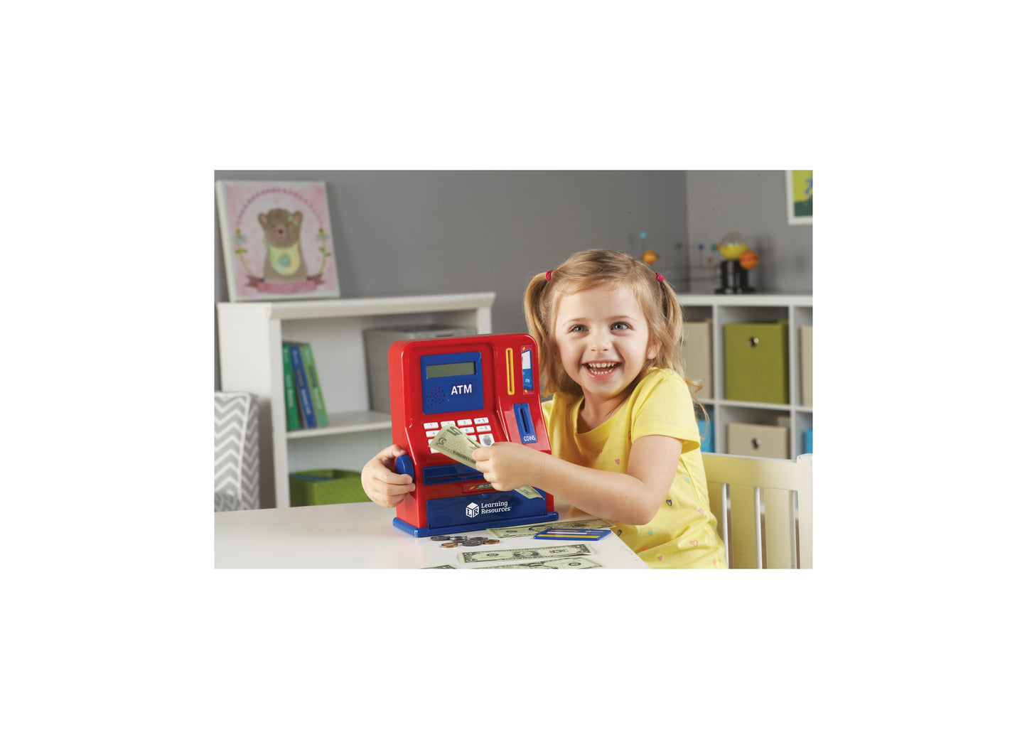 Learning Resources Pretend & Play Teaching ATM Bank - Interactive Educational Toy