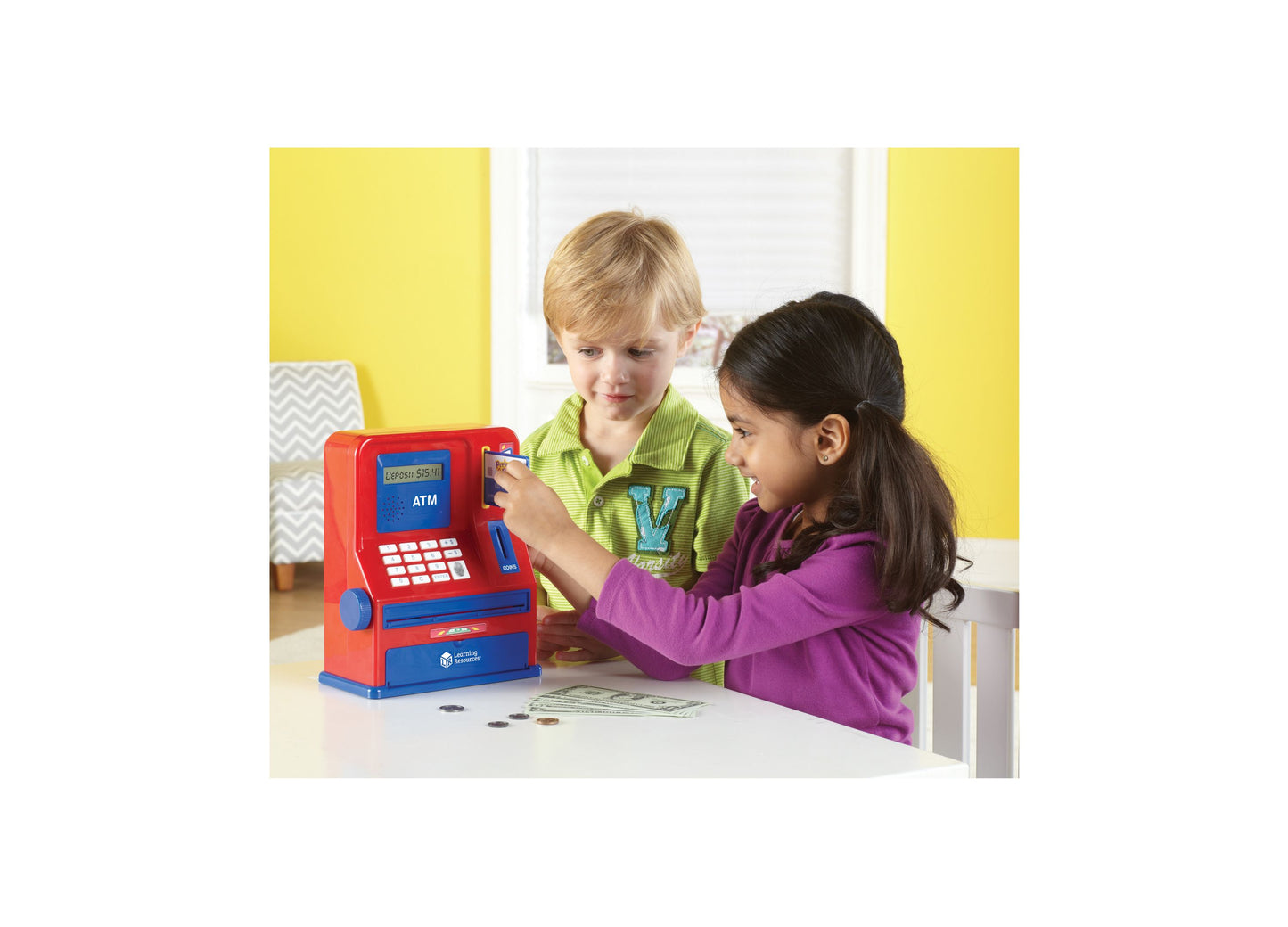 Learning Resources Pretend & Play Teaching ATM Bank - Interactive Educational Toy