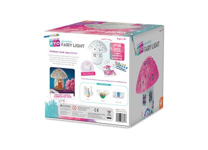 MindWare Paint Your Own Porcelain Fairy House Light Kit