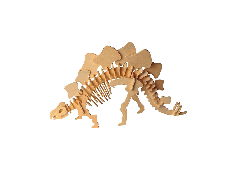 Puzzled High-Grade 3mm Wooden Stegosaurus Puzzle - 51 pc