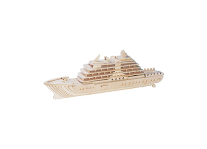 Puzzled Luxury Yacht 3D Wooden Puzzle - 71 pc