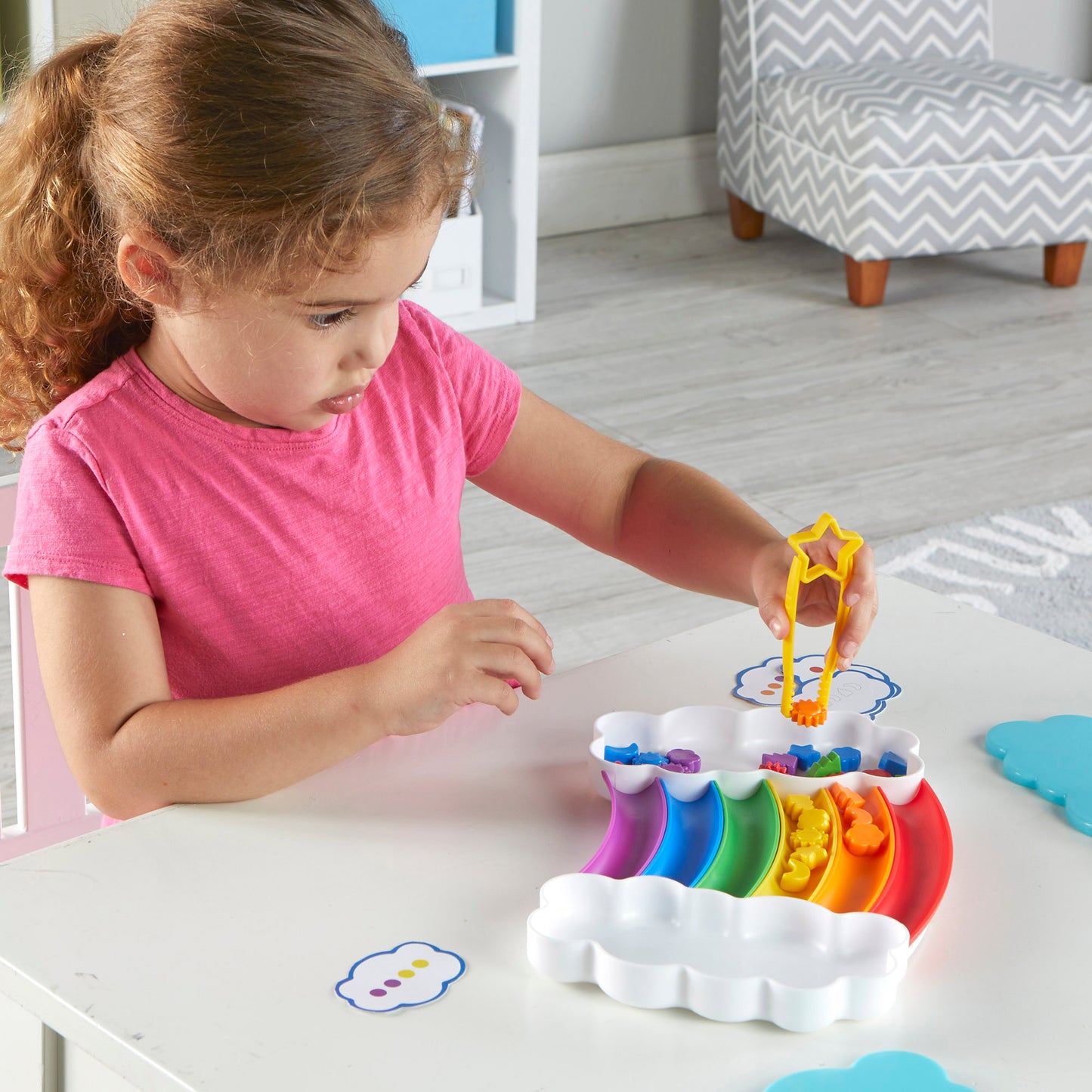 Learning Resources Rainbow Sorting Trays - Educational Classroom Set