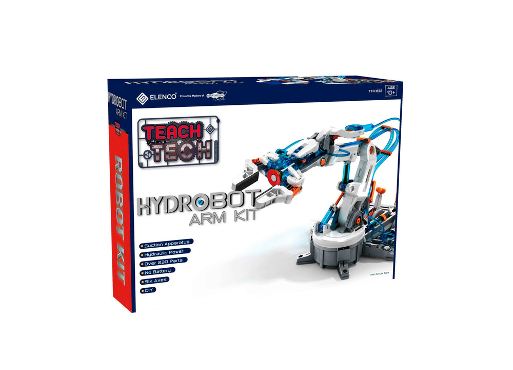 Elenco TEACH TECH HydroBot Arm Kit - STEM Educational Robotic Arm