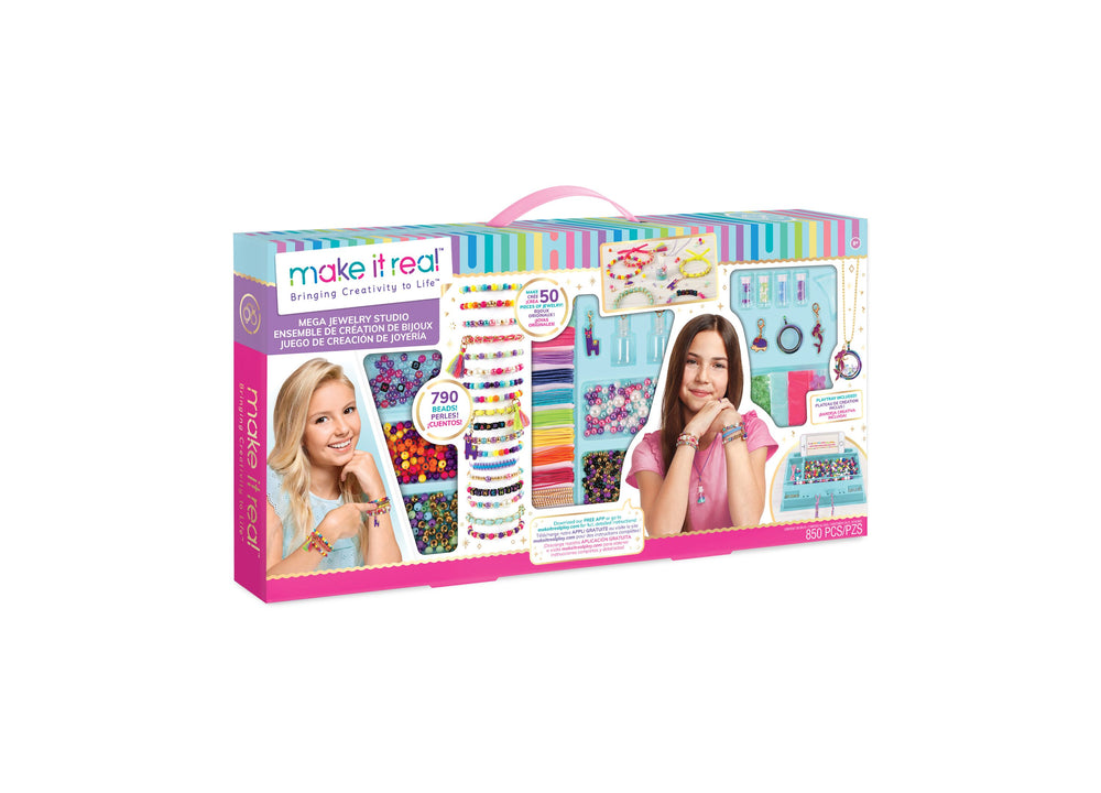 Make It Real Mega Jewelry Studio DIY Bead & Charm Kit