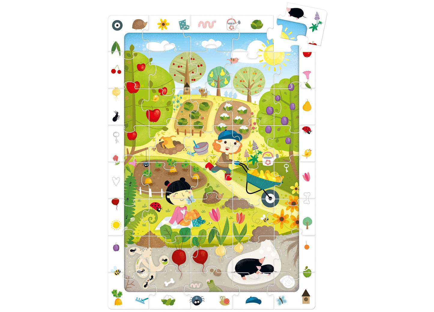 Banana Panda Garden Observation Puzzle - 40 pc