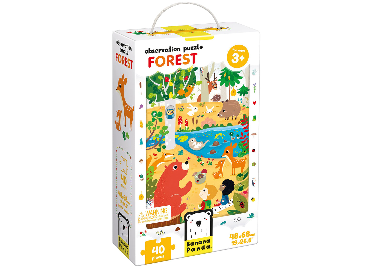 Banana Panda Forest Adventure Observation Puzzle - 40 pcs