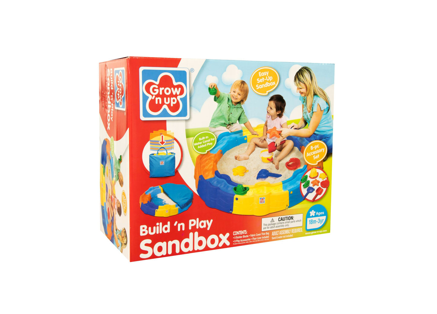 Grow 'N Up - Sand N Play Build A Box - Modular Sandbox